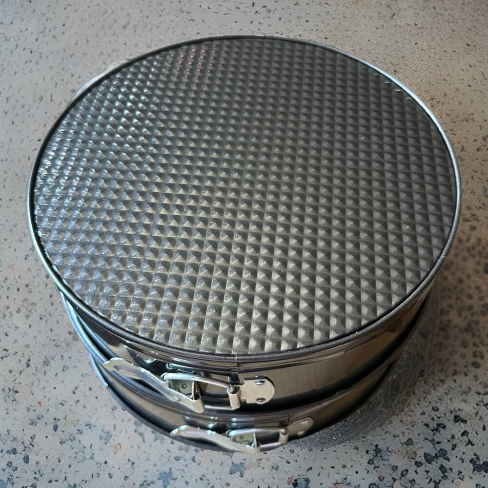 Pair Spring Form  Cake Pans 9.5” & 10”  New In Box